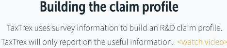 Building the claim profile